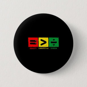 Zwarte Geschiedenis Maand Gelijkheid Is Groter Dan Ronde Button 5,7 Cm