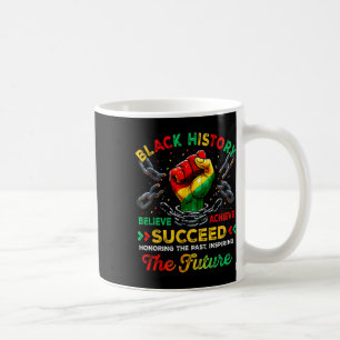 Zwarte Geschiedenis Maand Geloof Bereik Succes Mel Koffiemok