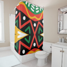 Zwarte geschiedenis Maand Geografie Douchegordijn