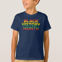 Zwarte Geschiedenis Maand Kids T-Shirt