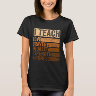 Zwarte Geschiedenis Maand Kleding Ik Onderwijs Zwa T-shirt