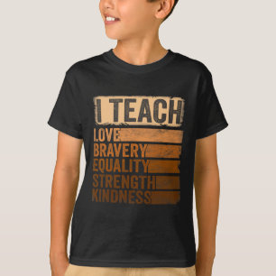 Zwarte Geschiedenis Maand Kleding Ik Onderwijs Zwa T-shirt