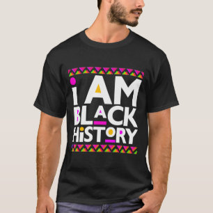 Zwarte Geschiedenis Maand Melanin King Queen Manne T-shirt