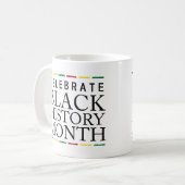 Zwarte geschiedenis maand Mok (Voorkant links)