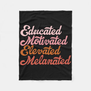 Zwarte Geschiedenis Maand Opgeleid Gemotiveerd Ver Fleece Deken