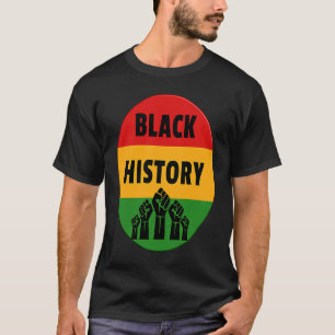 Zwarte Geschiedenis Maand Power Fist Groep T-shirt