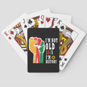 Zwarte Geschiedenis Maand Samen Opstaan Vieren Pokerkaarten