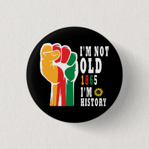 Zwarte Geschiedenis Maand Samen Opstaan Vieren Ronde Button 3,2 Cm