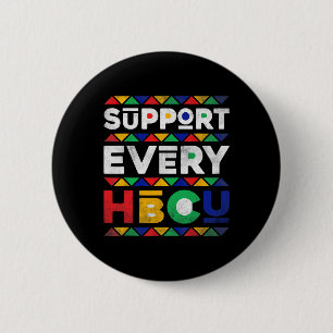 Zwarte Geschiedenis Maand Steun Elke Hbcu Historis Ronde Button 5,7 Cm