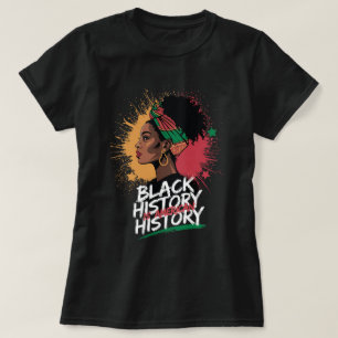 Zwarte geschiedenis maand - zwarte geschiedenis is t-shirt