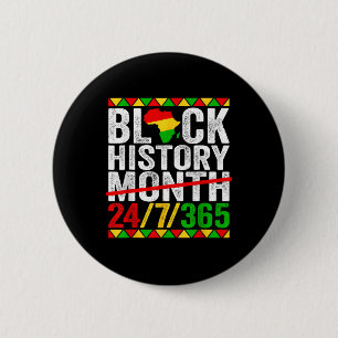 Zwarte Geschiedenis Maand Zwarte Geschiedenis Prob Ronde Button 5,7 Cm