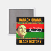 Zwarte geschiedenis magneet (Voorkant / Achterkant)