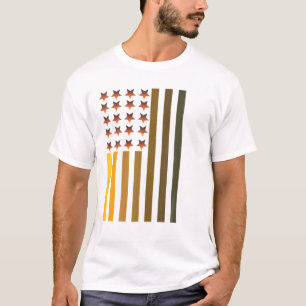 Zwarte Geschiedenis Melanin Vlag Mannen Vrouwen Ki T-shirt