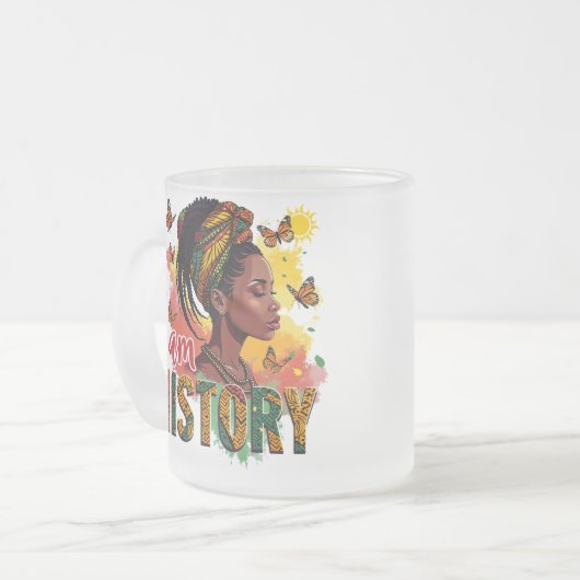 Zwarte geschiedenis Mokken & Cups Ontwerp (Voorkant links)