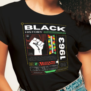 Zwarte Geschiedenis Month Streetwear Brutalism T-shirt