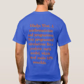 Zwarte geschiedenis t-shirt (Achterkant)