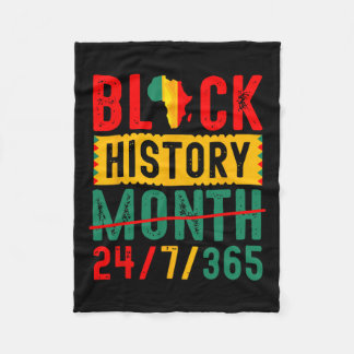 Zwarte Geschiedenis T Shirten Zwarte Geschiedenis  Fleece Deken