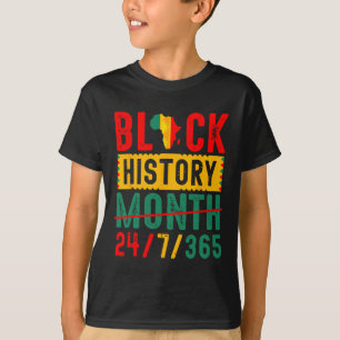 Zwarte Geschiedenis T Shirten Zwarte Geschiedenis T-shirt