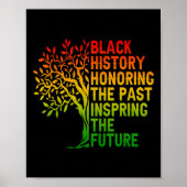 zwarte geschiedenis ter ere van de afrikaanse trot poster (Voorkant)
