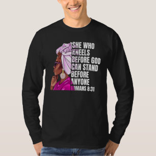 Zwarte geschiedenis van de zwarte Amerikaanse cita T-shirt