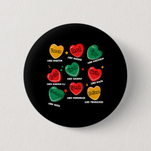 Zwarte Geschiedenis Vieren Met Onderwijsleider Hea Ronde Button 5,7 Cm