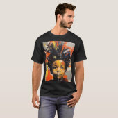 Zwarte geschiedenis viert Afro-Amerikaanse maand k T-shirt (Voorkant volledig)