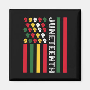 Zwarte geschiedenis Vlag Afro-Amerikaan sinds 1865 Magneet