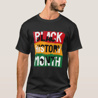 Zwarte geschiedenismaand 2022 Zwarte geschiedenis  T-shirt
