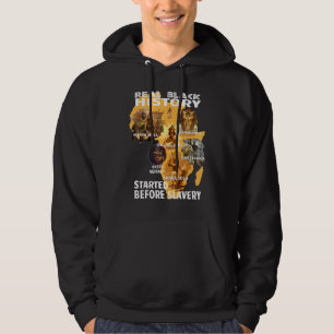 Zwarte geschiedenismaand 247365 Afrikaanse Melanin Hoodie