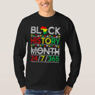 Zwarte geschiedenismaand 247365 Afrikaanse Melanin T-shirt