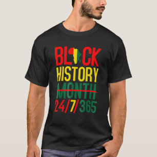 Zwarte geschiedenismaand 247365 Afrikaanse Melanin T-shirt