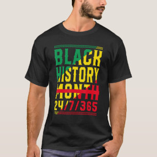Zwarte geschiedenismaand 247365 Melanin Pride Afri T-shirt