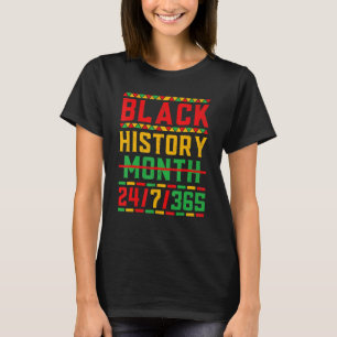 Zwarte geschiedenismaand 247365 Melanin Pride Afri T-shirt