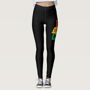 Zwarte geschiedenismaand (3) leggings