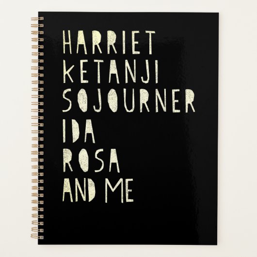 Zwarte geschiedenismaand, beroemde zwarte vrouweli planner (Voorkant)