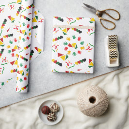Zwarte geschiedenismaand cadeaupapier