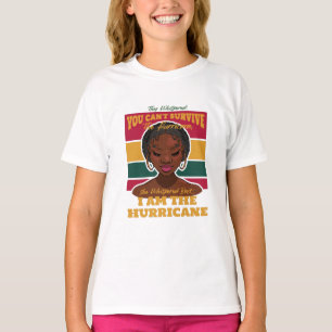 Zwarte geschiedenismaand Citaat, Melanin Woman Hur T-shirt