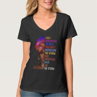 Zwarte geschiedenismaand die ze doorgeven aan het t-shirt