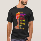 Zwarte geschiedenismaand die ze doorzochten dat ik t-shirt (Voorkant)