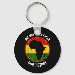 Zwarte geschiedenismaand Een maand kan onze geschi Sleutelhanger