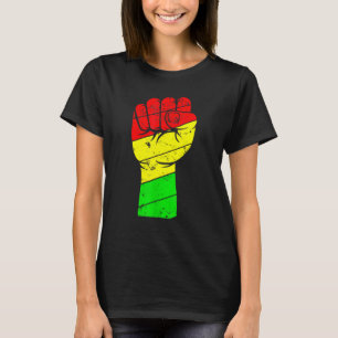 Zwarte geschiedenismaand Eerste vrouwelijke Mannen T-shirt