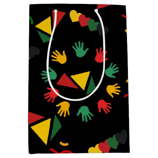 Zwarte geschiedenismaand medium cadeauzakje (Voorkant)