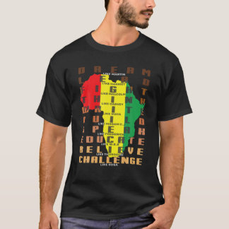 Zwarte geschiedenismaand Melanin Afrikaanse Amerik T-shirt
