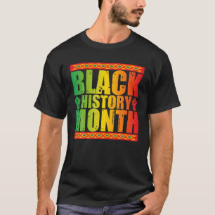 Zwarte geschiedenismaand Melanin-Amerikaans T-shirt