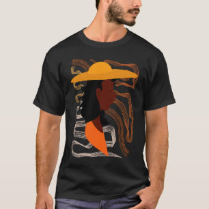 Zwarte geschiedenismaand Minimalistische koningin T-shirt