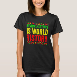 Zwarte geschiedenismaand rode zwarte geschiedenis  t-shirt