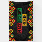 Zwarte geschiedenismaand spandoek (Verticaal)