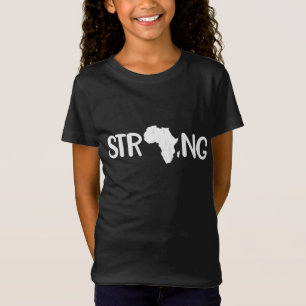 Zwarte geschiedenismaand Sterke cadeauvrouwen Mann T-shirt