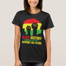 Zwarte geschiedenismaand t-shirt