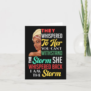 Zwarte geschiedenismaand Woman Girl Storm Afrikaan Kaart
